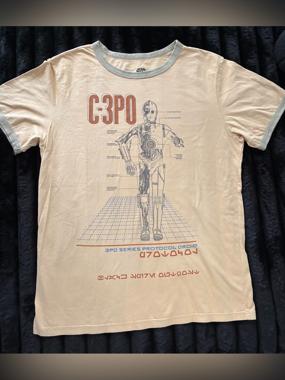 New Men’s Star Wars C-3PO Graphic T-shirt Size L